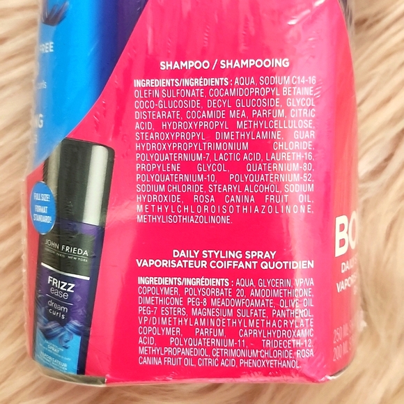 Brand New JOHN FRIEDA BONUS PACK FRIZZ EASE SHAMPOO & STYLING SPRAY - Picture 3 of 3